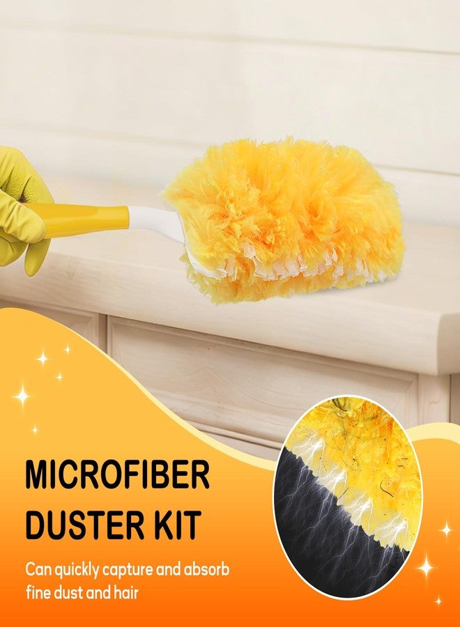 سيتسيل مجموعة منافض تنظيف SetSail، 30 عبوة إعادة تعبئة بمقبض واحد، عبوة إعادة تعبئة للاستخدام مرة واحدة، طقم تنظيف متعدد الأسطح 360 درجة لمراوح السقف والستائر والأثاث - Image 5